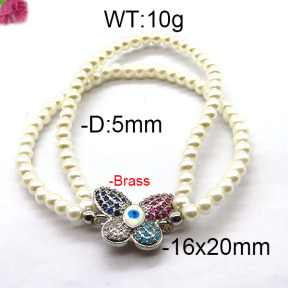 Fashion Brass Bracelet  F6B300442bhva-J45