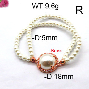 Fashion Brass Bracelet  F6B300453bhva-J45