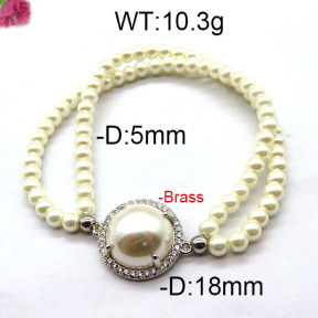 Fashion Brass Bracelet  F6B300454bhva-J45