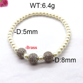 Fashion Brass Bracelet  F6B300457bhia-J45