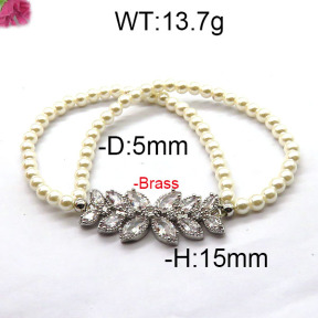 Fashion Brass Bracelet  F6B300464bhva-J45