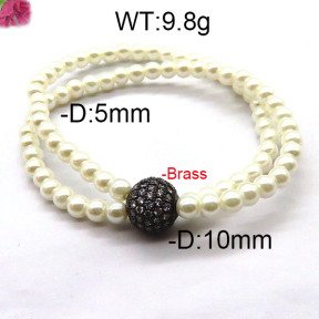 Fashion Brass Bracelet  F6B300471bbov-J45