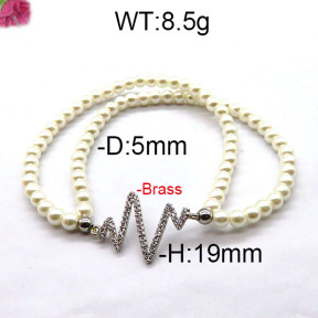 Fashion Brass Bracelet  F6B300474bbov-J45