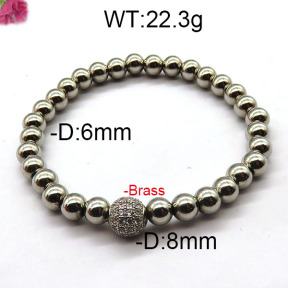 Fashion Brass Bracelet  F6B404301bhva-J45
