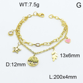 SS Bracelet  3B4002473bhva-434