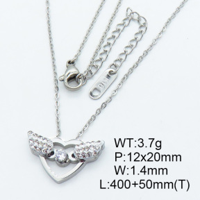SS Necklace  3N4001543bbml-434