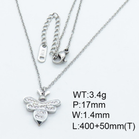 SS Necklace  3N4001546vbll-434