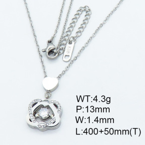 SS Necklace  3N4001549vbmb-434