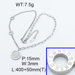 SS Necklace  3N4001557bbml-434