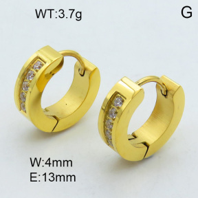 SS Earrings  3E4003016bhva-259
