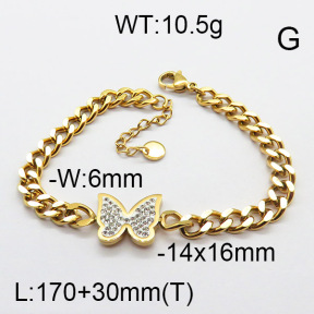 SS Bracelet  6B4001948bhia-617