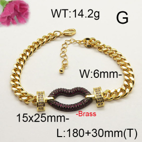 Fashion Brass Bracelet  F6B404315vila-J40