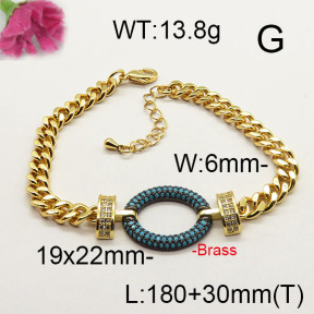Fashion Brass Bracelet  F6B404320vila-J40