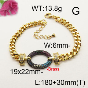 Fashion Brass Bracelet  F6B404321vila-J40
