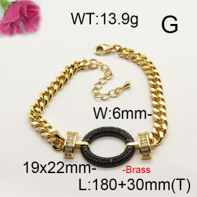 Fashion Brass Bracelet  F6B404323vila-J40