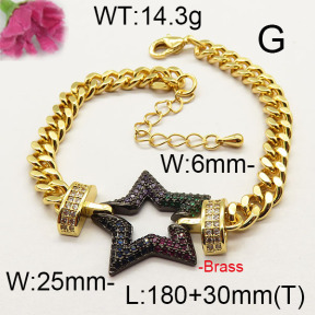 Fashion Brass Bracelet  F6B404330vila-J40