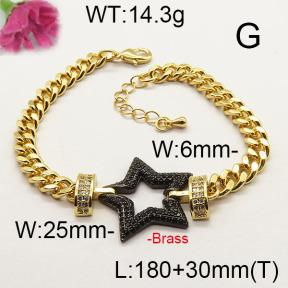 Fashion Brass Bracelet  F6B404331vila-J40