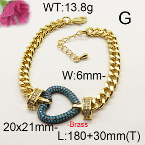 Fashion Brass Bracelet  F6B404335vila-J40
