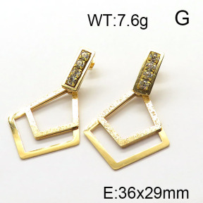 SS Earrings  6E4003073aajl-450