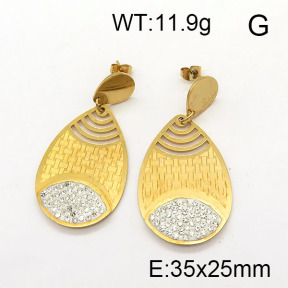 SS Earrings  6E4003119aajo-450