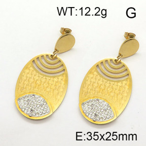SS Earrings  6E4003123aajo-450