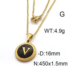 SS Necklace  6N3001042aaki-679