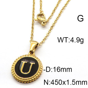 SS Necklace  6N3001044aaki-679