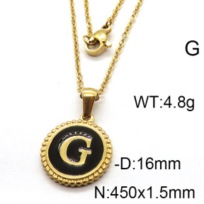 SS Necklace  6N3001064aaki-679