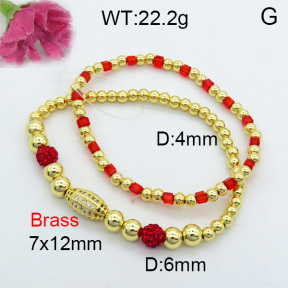 Fashion Brass Bracelet  F3B403914ahlv-J59