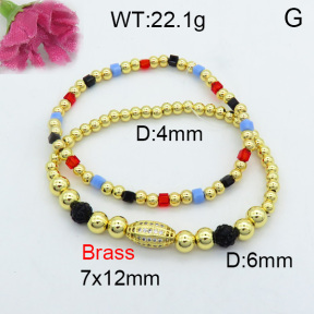 Fashion Brass Bracelet  F3B403916ahlv-J59