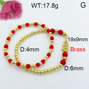 Fashion Brass Bracelet  F3B403918ahlv-J59