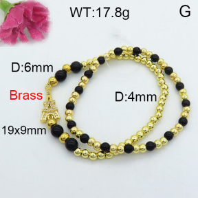 Fashion Brass Bracelet  F3B403919ahlv-J59