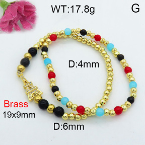 Fashion Brass Bracelet  F3B403920ahlv-J59