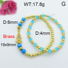 Fashion Brass Bracelet  F3B403921ahlv-J59