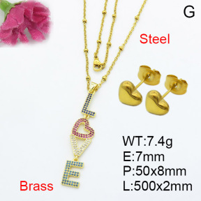 Fashion Brass Sets  F3S006931bhia-L017