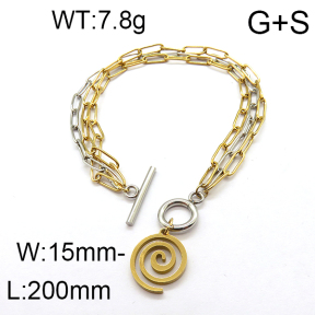 SS Bracelet  6B2002494vbpb-610