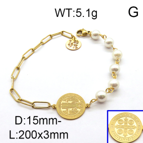 SS Bracelet  6B3001502vbpb-610