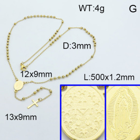 3N2001955vbpb-642  Stainless Steel Necklace