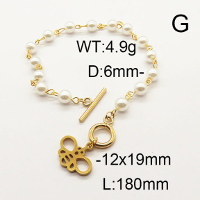 SS Bracelet  6B3001522vbpb-610