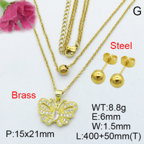 Fashion Brass Sets  F3S006986bhva-J111