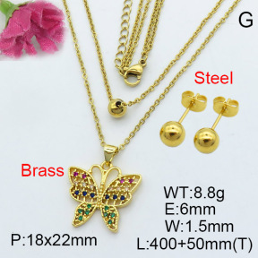 Fashion Brass Sets  F3S006987vhha-J111