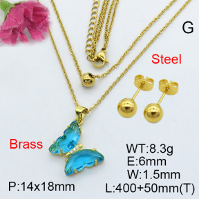 Fashion Brass Sets  F3S007013bhva-J111