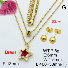 Fashion Brass Sets  F3S007023vhha-J111