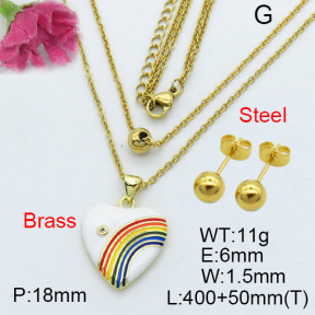 Fashion Brass Sets  F3S007035vhha-J111