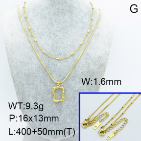 SS Necklace  3N2001777bhil-669