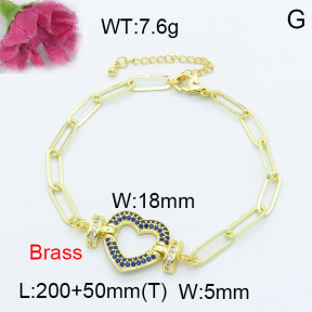 Fashion Brass Bracelet  F3B403931vhha-L024