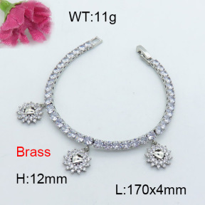 Fashion Brass Bracelet  F3B403949vhov-J22