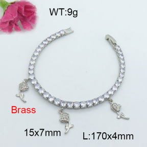 Fashion Brass Bracelet  F3B403951vhov-J22