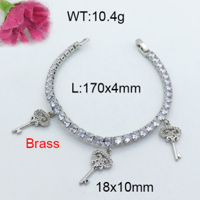 Fashion Brass Bracelet  F3B403953vhov-J22