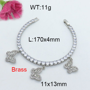 Fashion Brass Bracelet  F3B403969vhov-J22